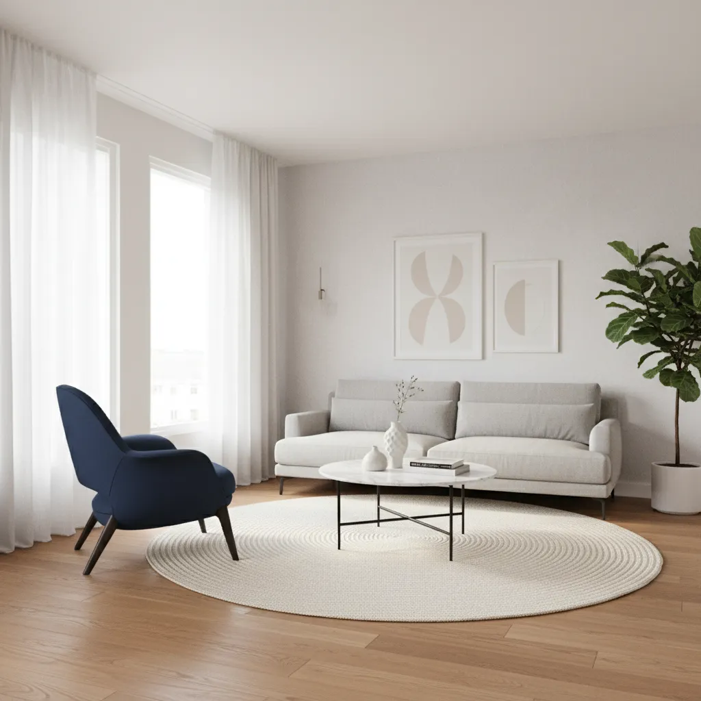 Using Floating Chair Layouts in Small Spaces