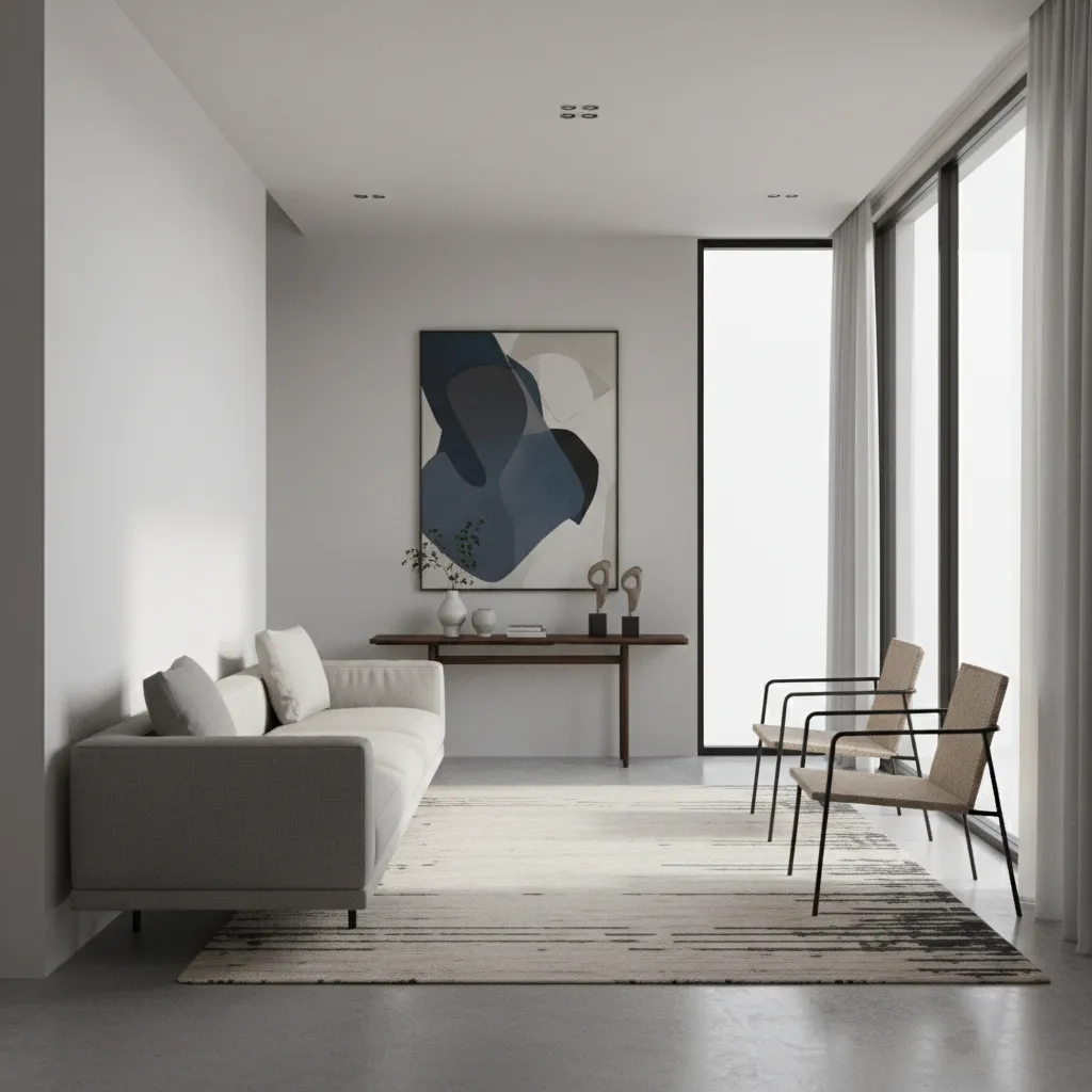 Layout Option 3: Floating Furniture Layout