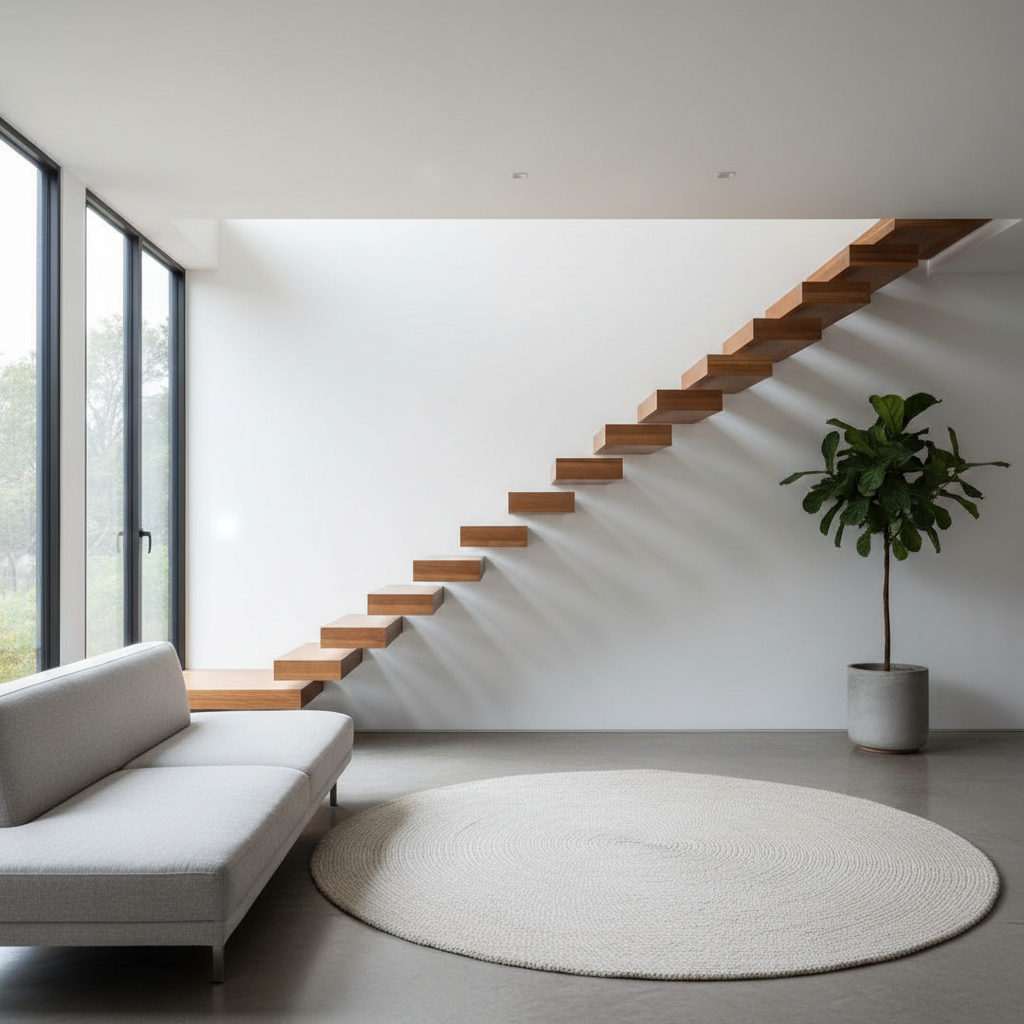 Diseño de escaleras interiores modernas: ideas y guía