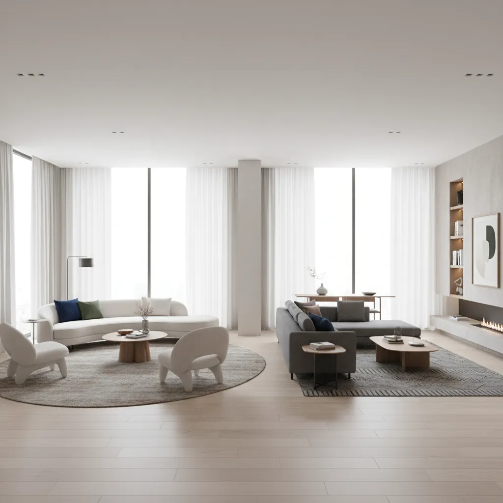 Floating vs Wall-Anchored Living Room Layouts: Which Works Better in Open Spaces