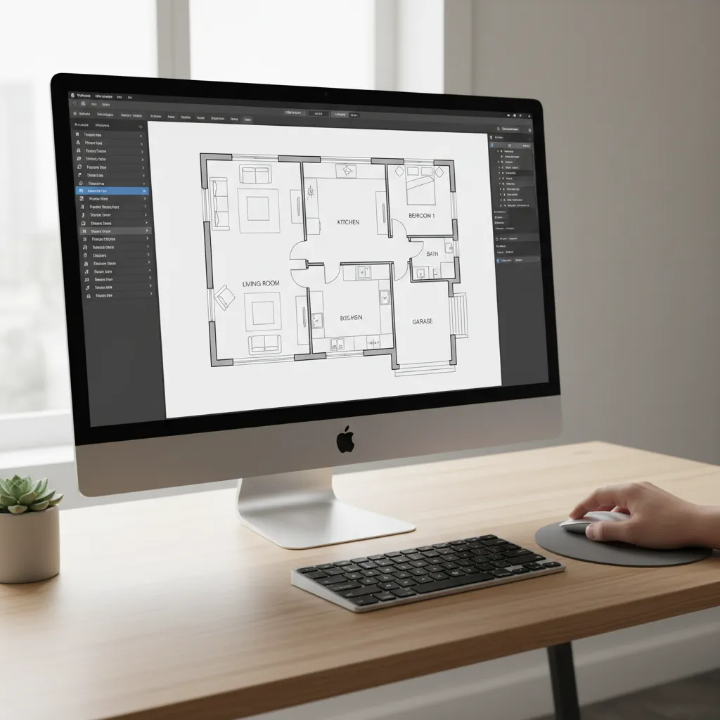 Thiết kế mặt bằng nhà trên máy tính với bản vẽ 2D