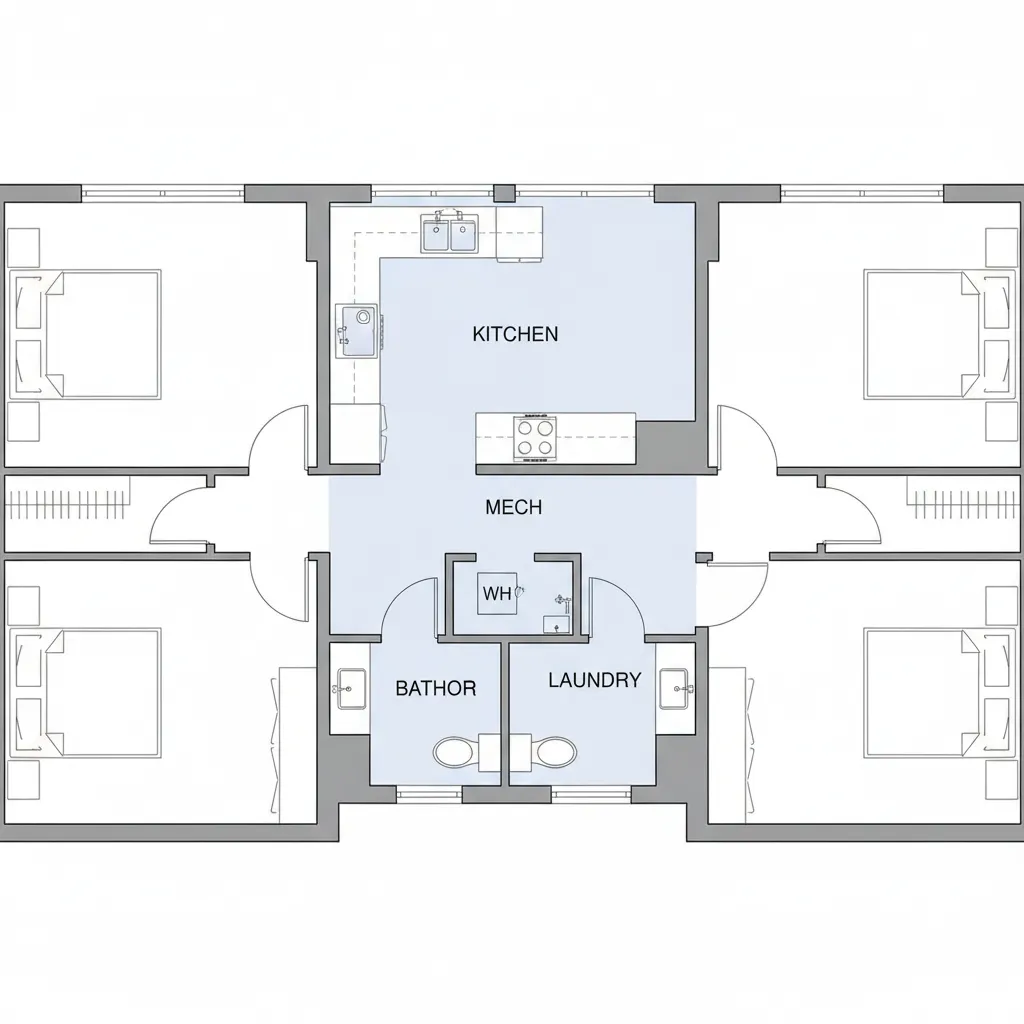 Common Placement Areas for WH in Homes
