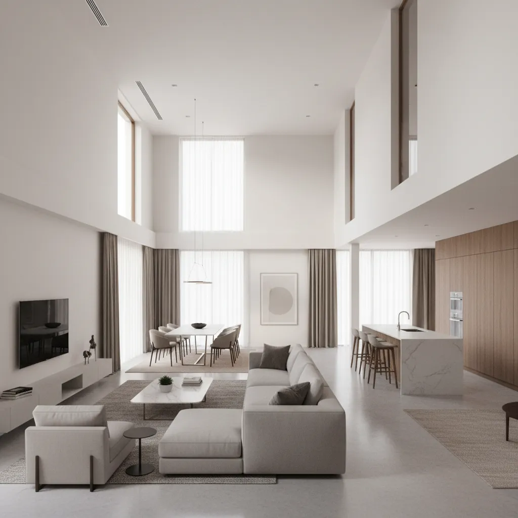 How high to make rooms in floor planner