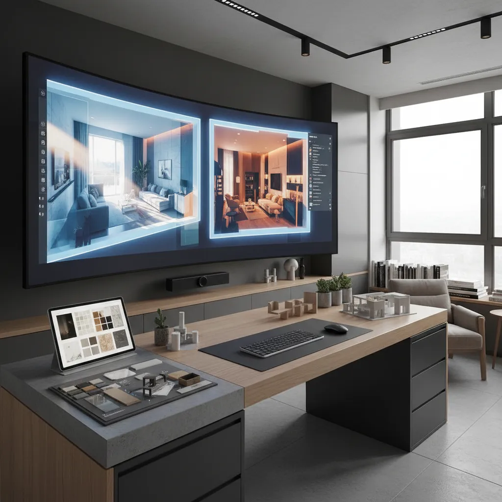 Planificación digital del suelo en diseño de interiores