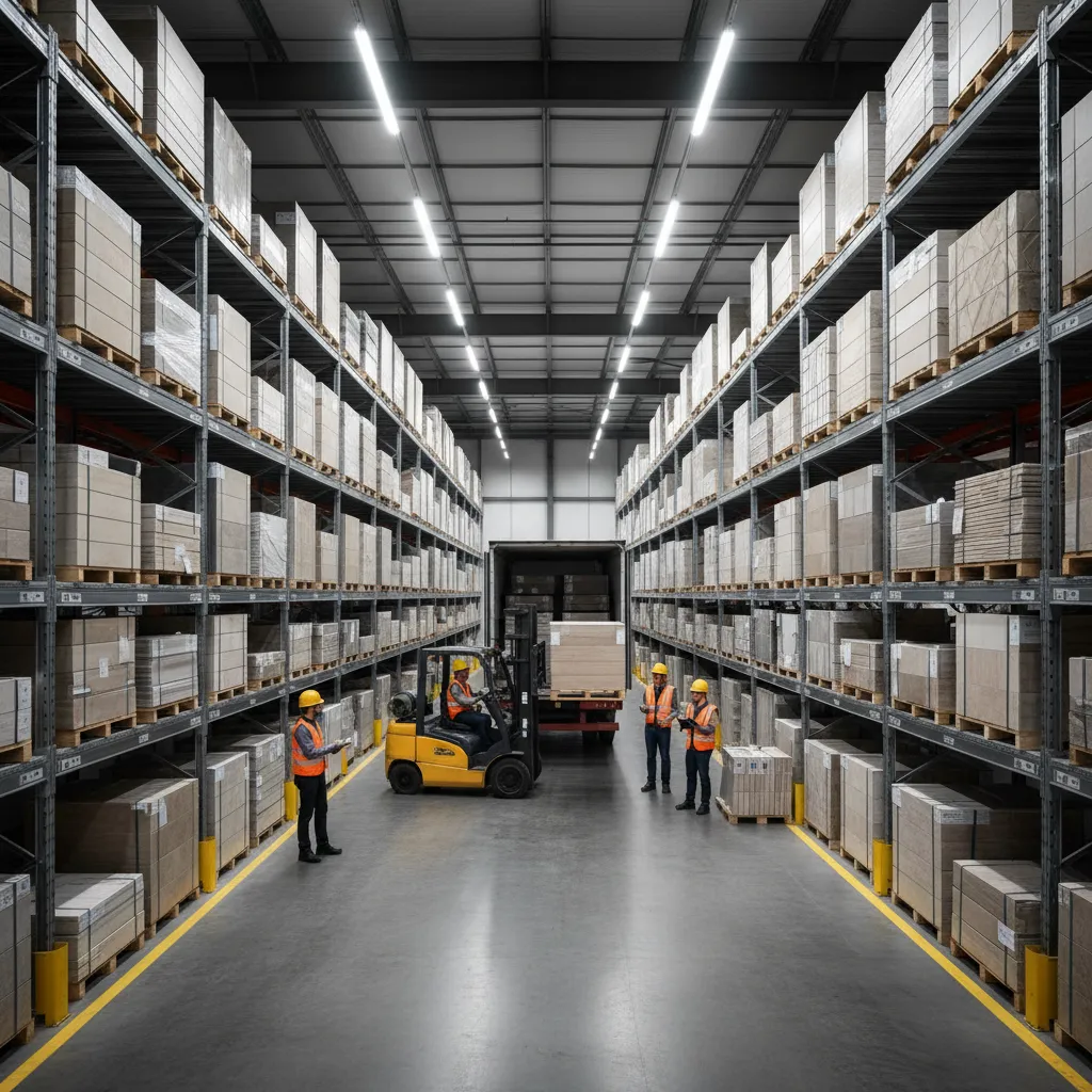 How Flooring Retailers Handle Heavy Material Delivery Logistics: Inside the systems retailers use to move tile, stone, and hardwood safely from warehouse to job site.