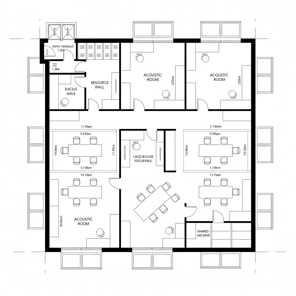 Focus Spine + Collaboration Bays