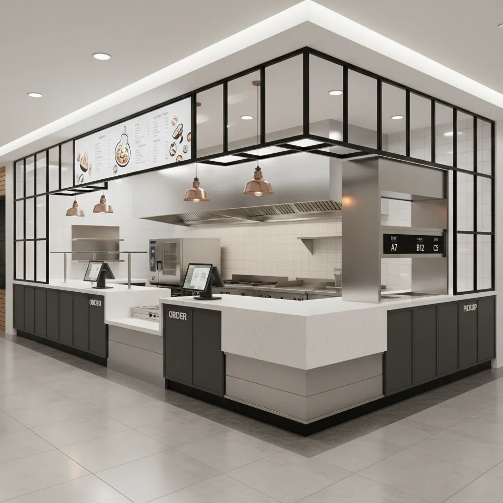 Kichen Counter Box Food Court Kitchen Counter Table Design: Fix Slow Lines