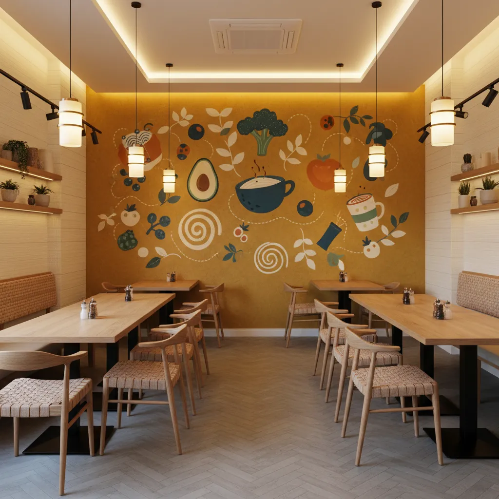 Food Restaurant Wall Design Ideas That Sell More Dishes