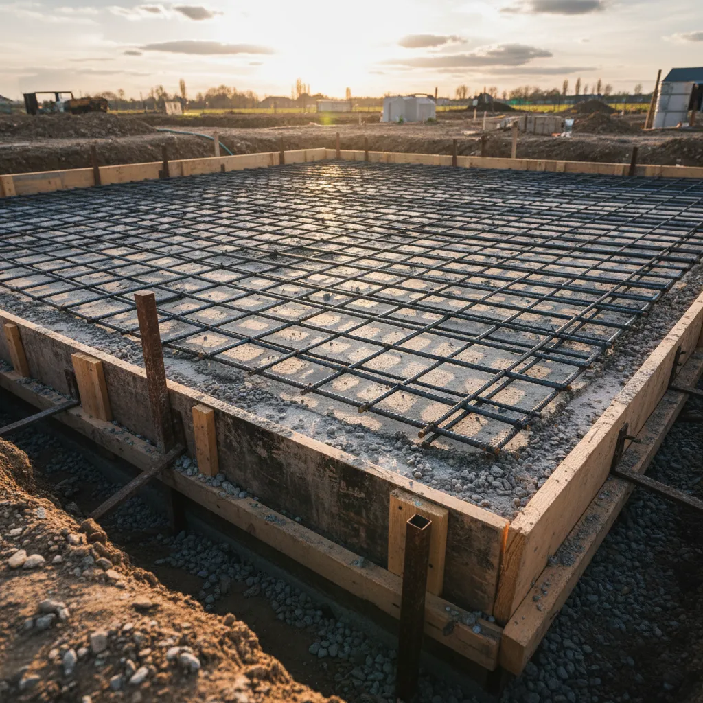 Pondasi footplate beton untuk rumah tinggal