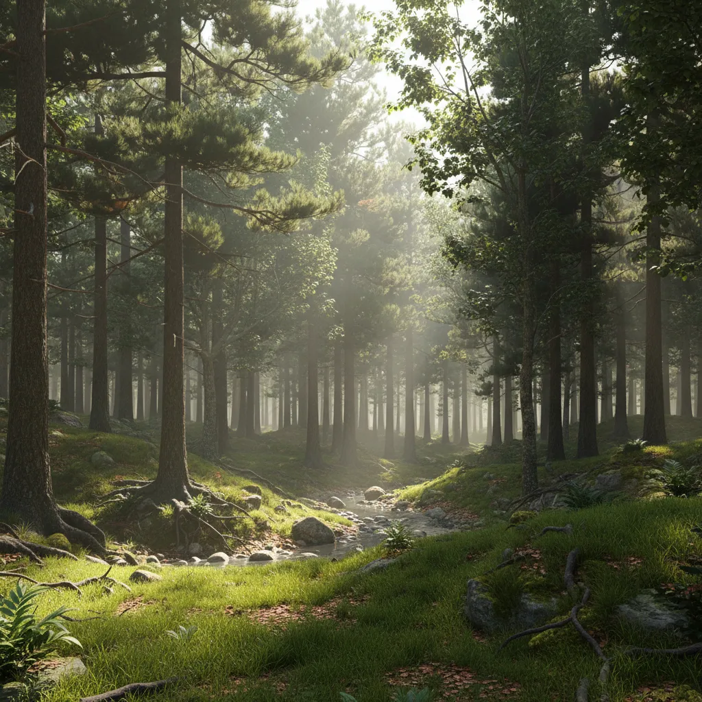 Forest 3D Models in Game Development Film and Simulation