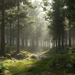 Forest 3D Models in Game Development Film and Simulation