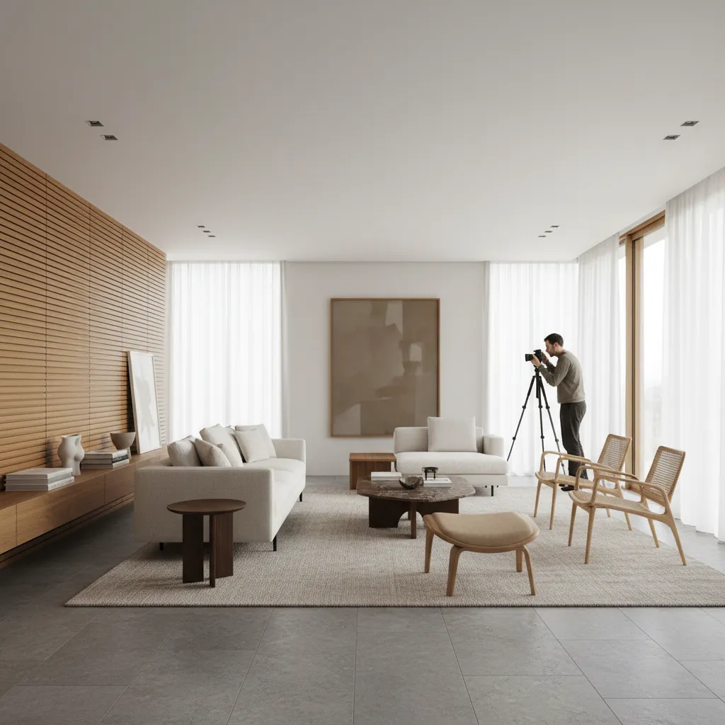 Fotografía para revista de diseño de interior