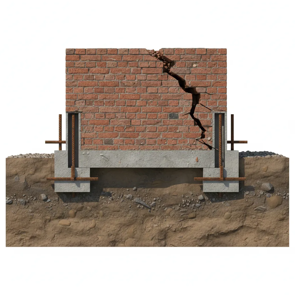 Cracks and Settlement Near Neighboring Structures