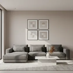 Perfect Spacing for Four Picture Frames on Different Wall Sizes