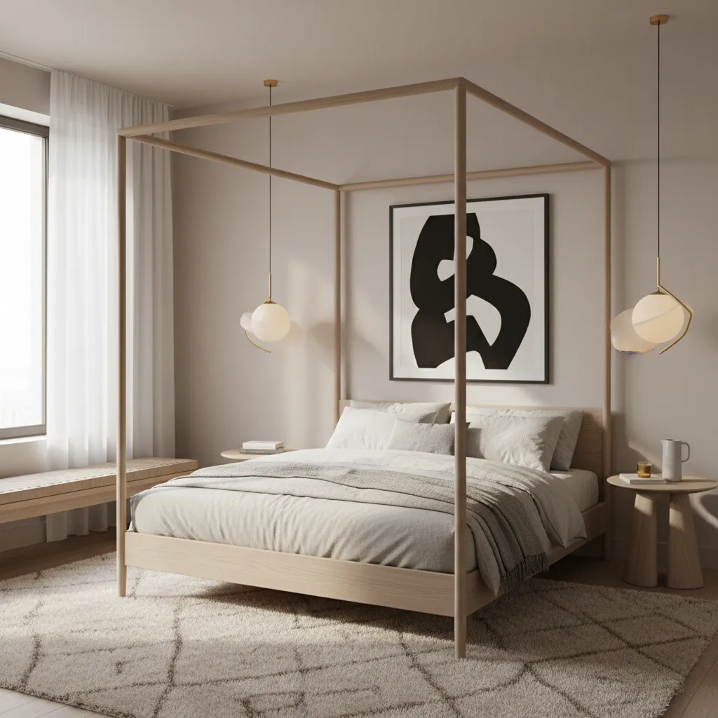 4 Poster Bed in Small Room Design Ideas That Actually Work