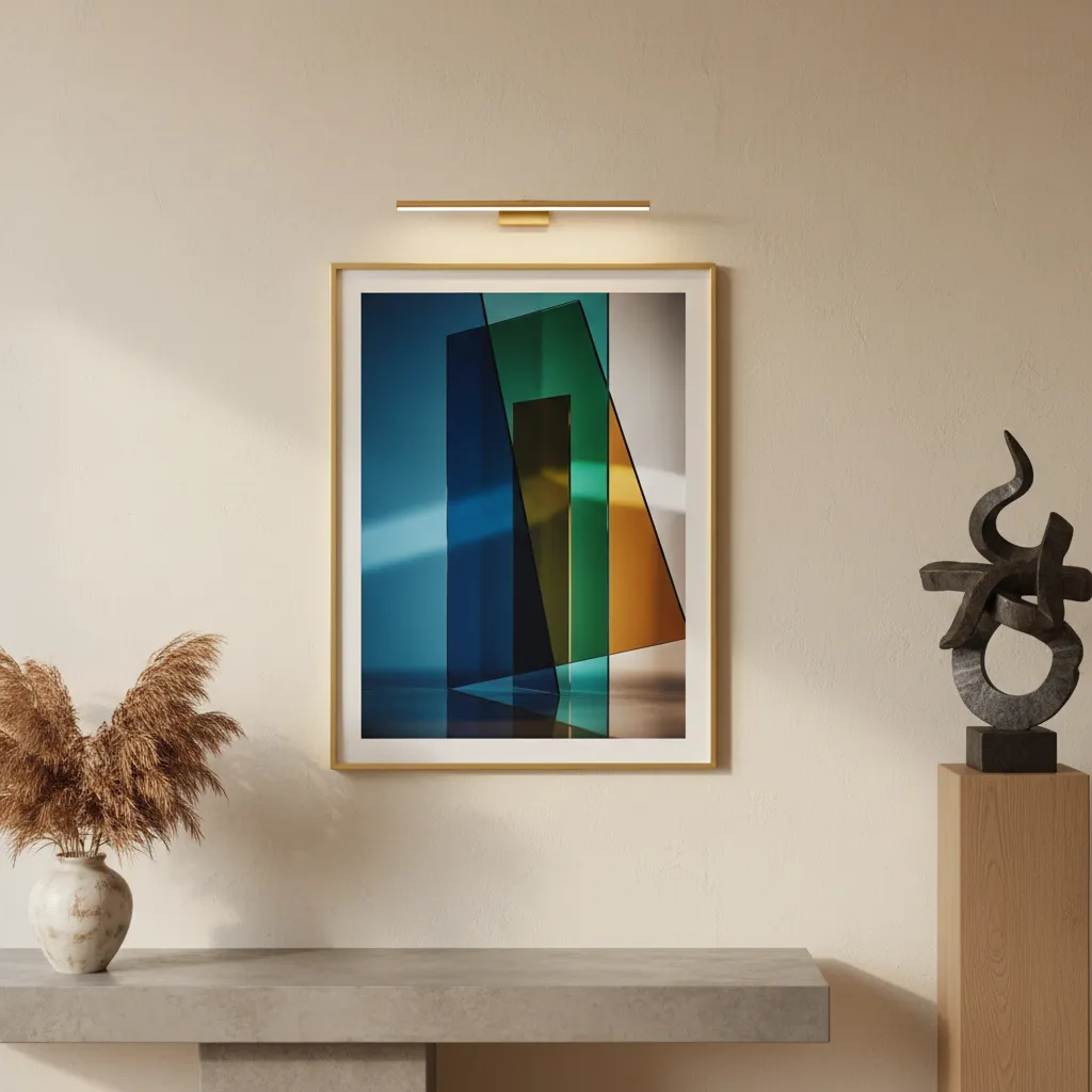 Detalle de marco de fotografía decorativa en pared interior