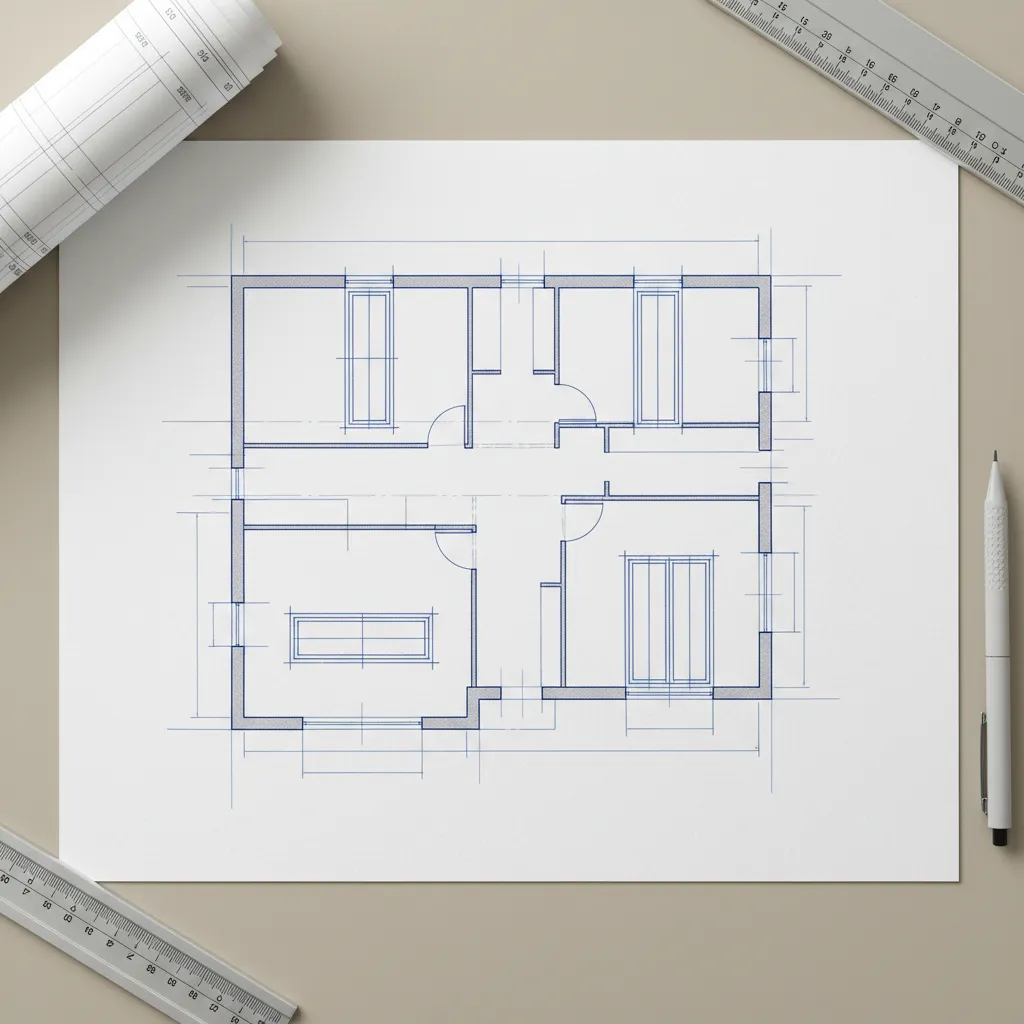 Common Mistakes When Drawing Frameless Windows on Floor Plans