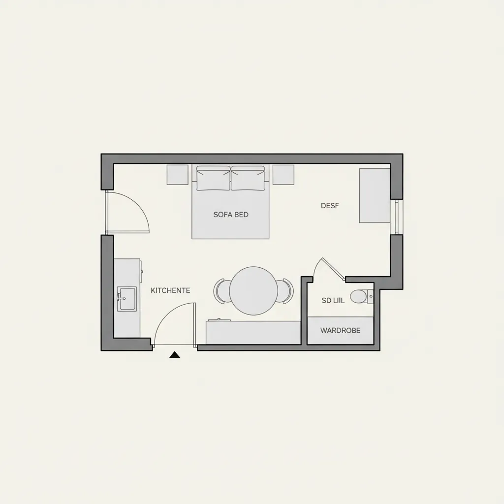 Designing a Free 2D Floor Plan for Small Spaces