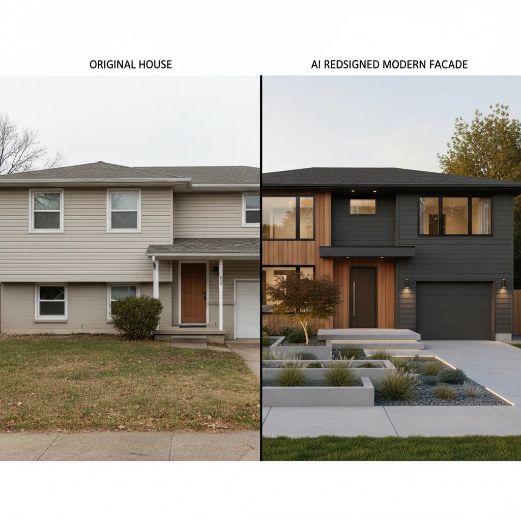 Free AI Home Design for Exteriors