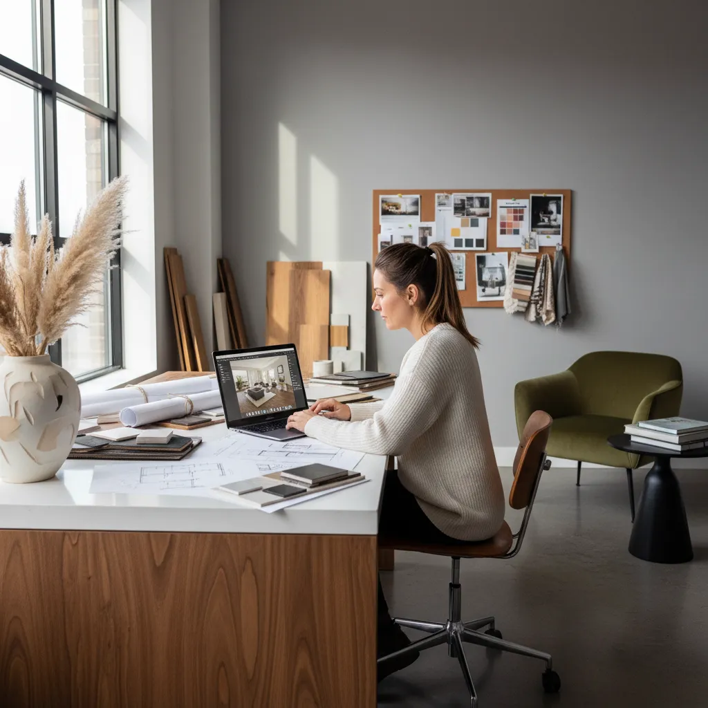 Trabajo de diseño de interiores freelance: guía real