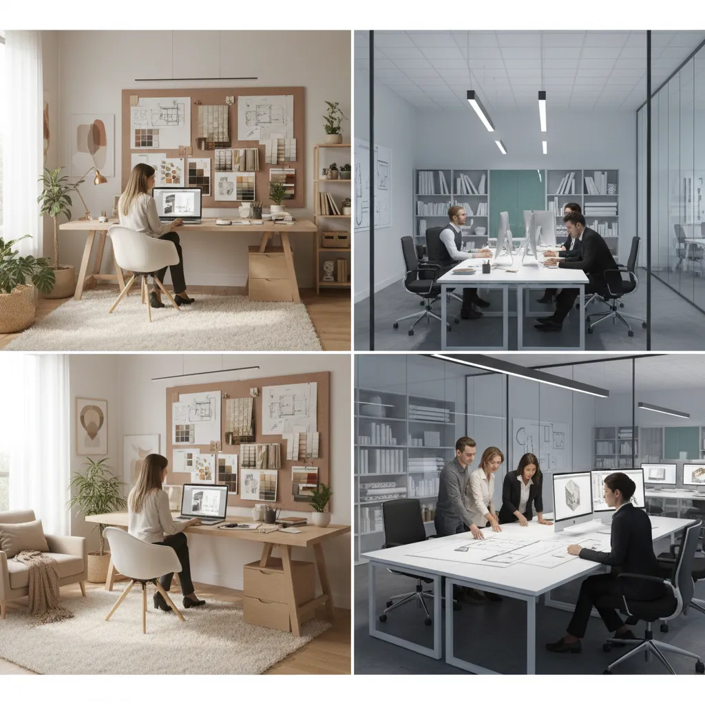 Freelance Interior Designer vs Working for a Design Firm