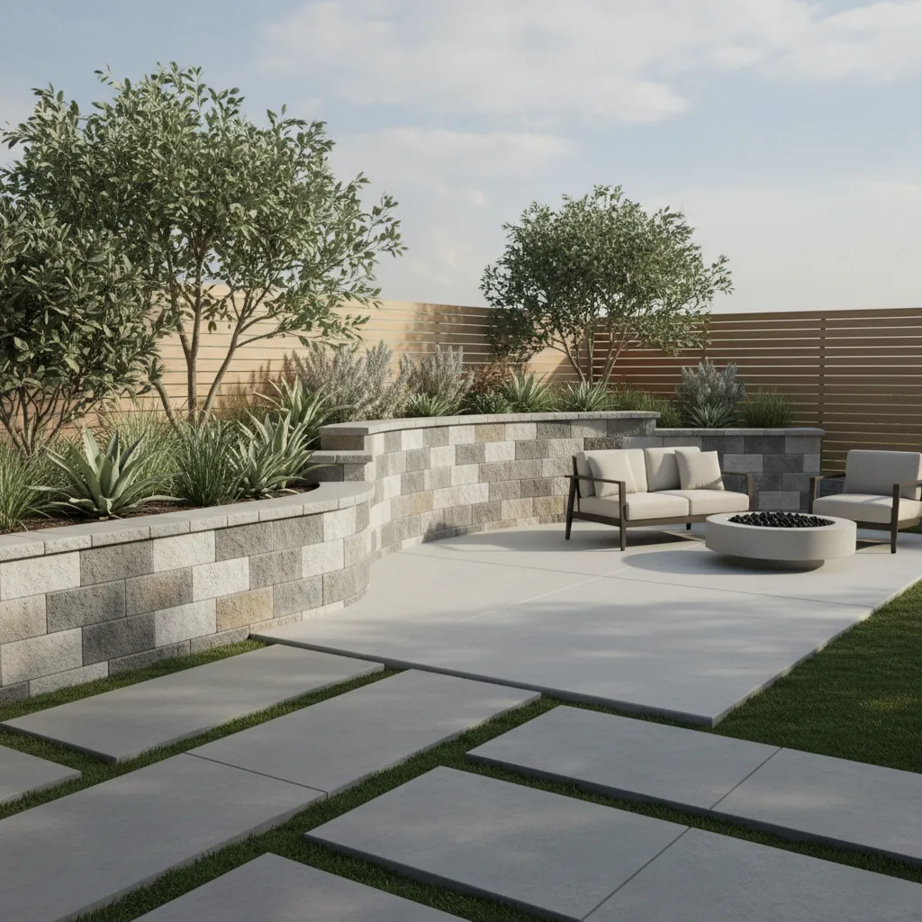 Choosing the Right Paver Blocks for a Freestanding Landscape Wall