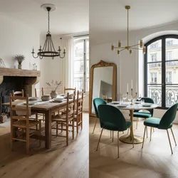 French Country vs Parisian Dining Room Furniture: Key Differences in Form and Materials