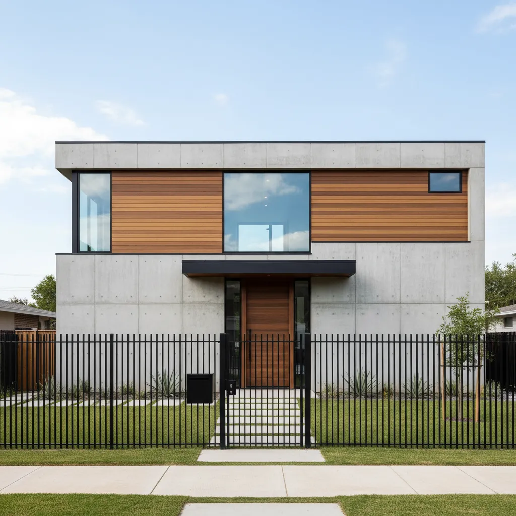 Diseños de frentes de casas con rejas modernos y seguros