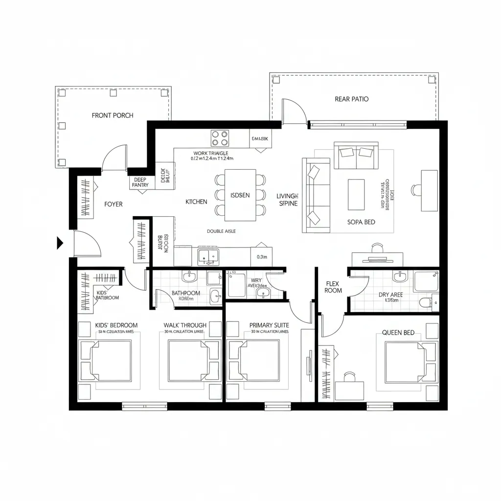 Front-Back Gradient with Flex Node