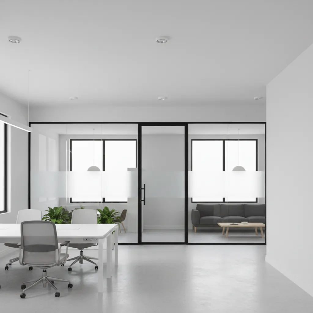How to Optimize Privacy and Light with Frosted Glass Designs on Office Doors