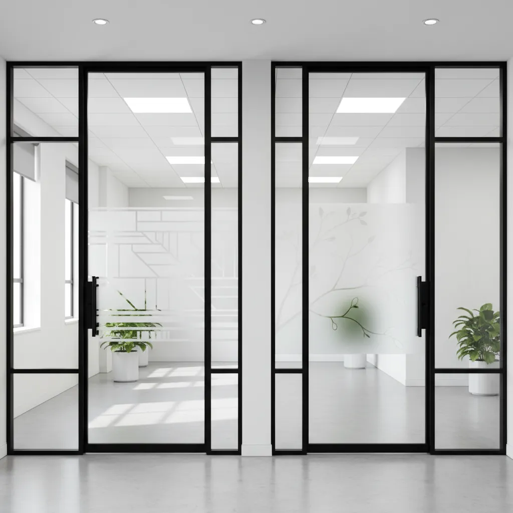 Frosted Glass vs Etched Glass for Office Storefront Doors: Design and Cost Comparison