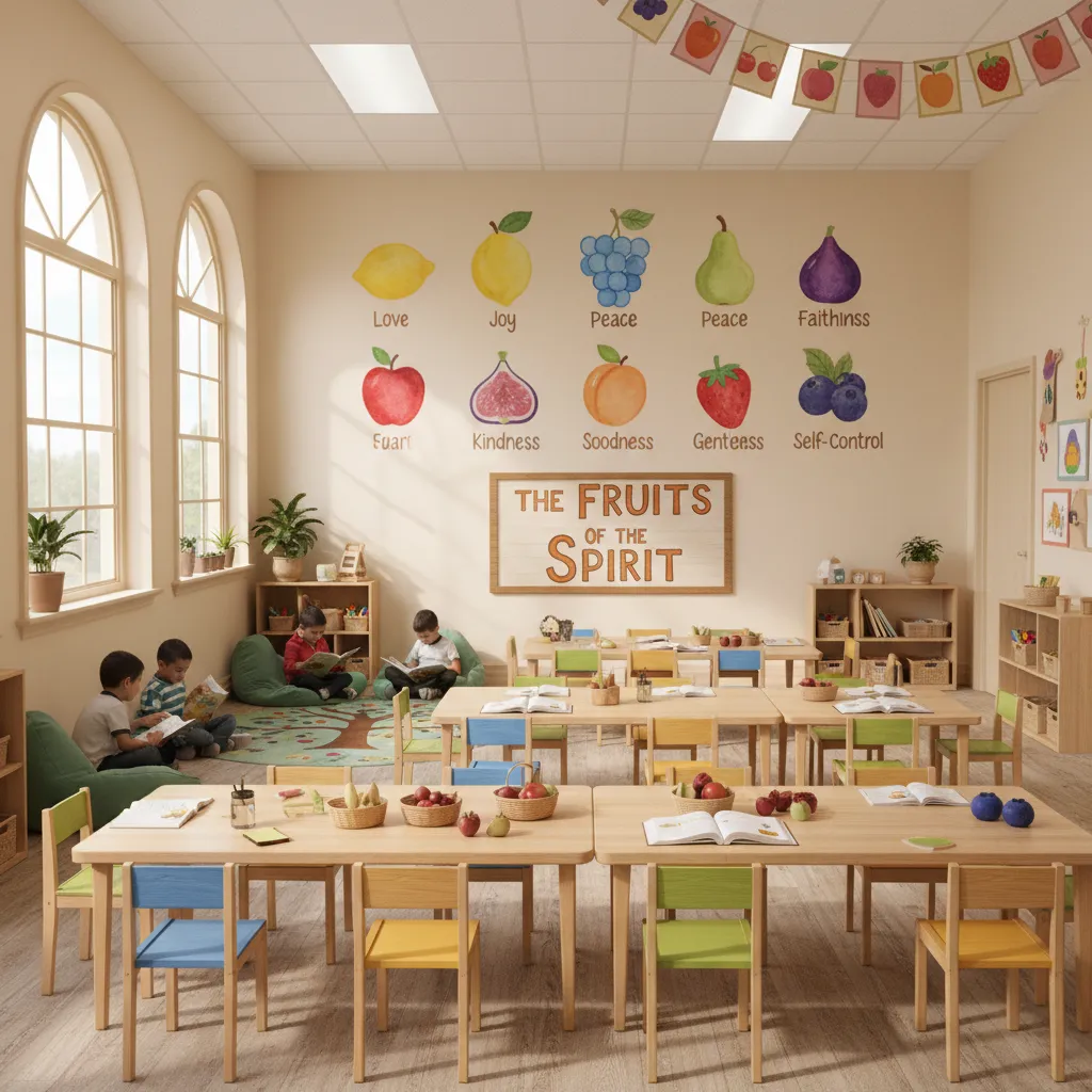 Using Fruits of the Spirit Wall Decor in Classrooms, Churches, and Ministries