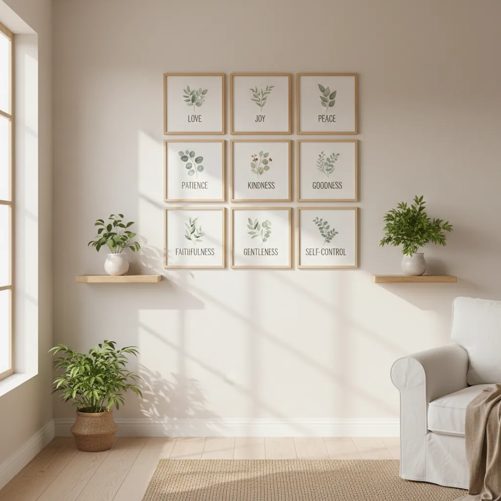 How to Arrange Fruits of the Spirit Wall Decor