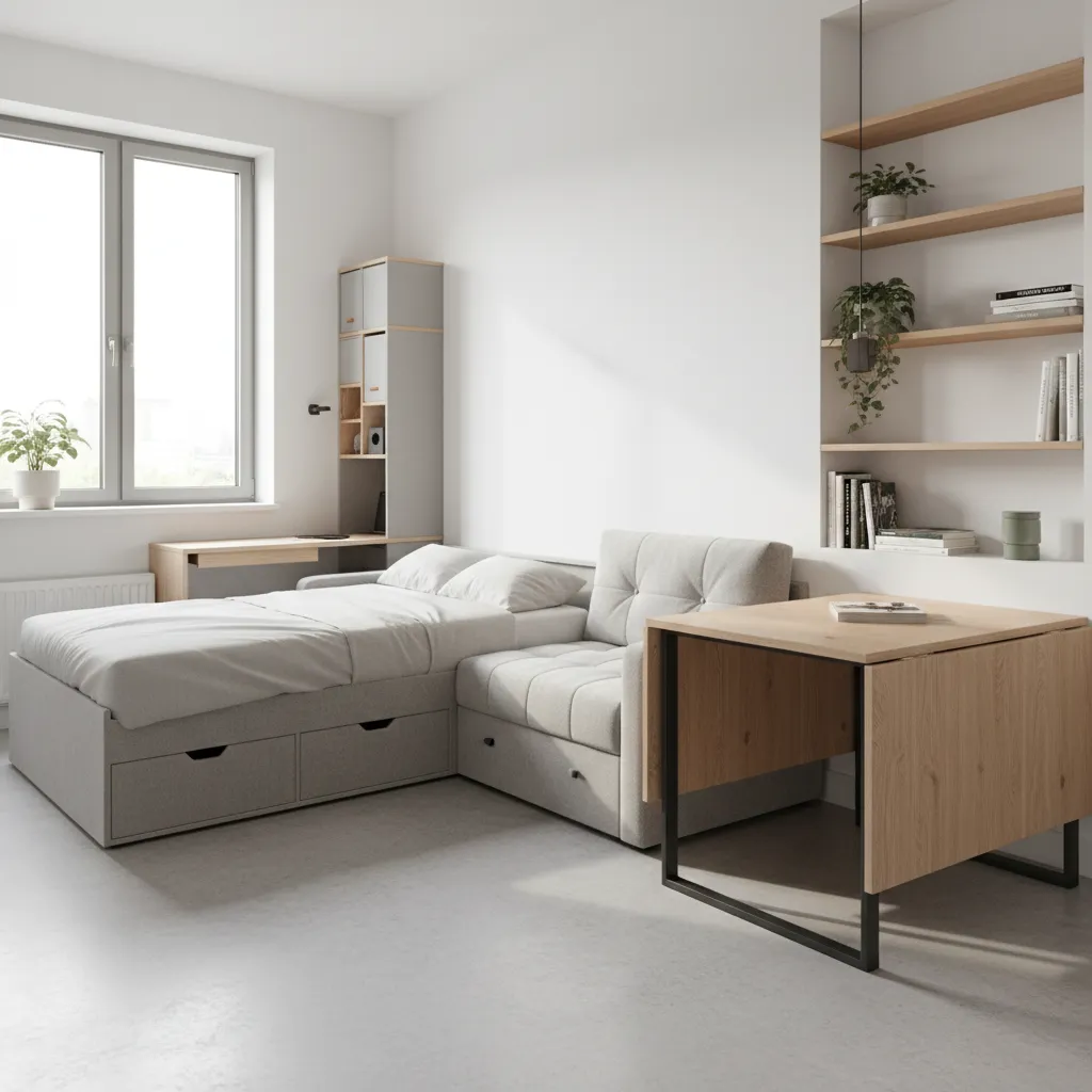 Contoh furnitur multifungsi untuk rumah kecil