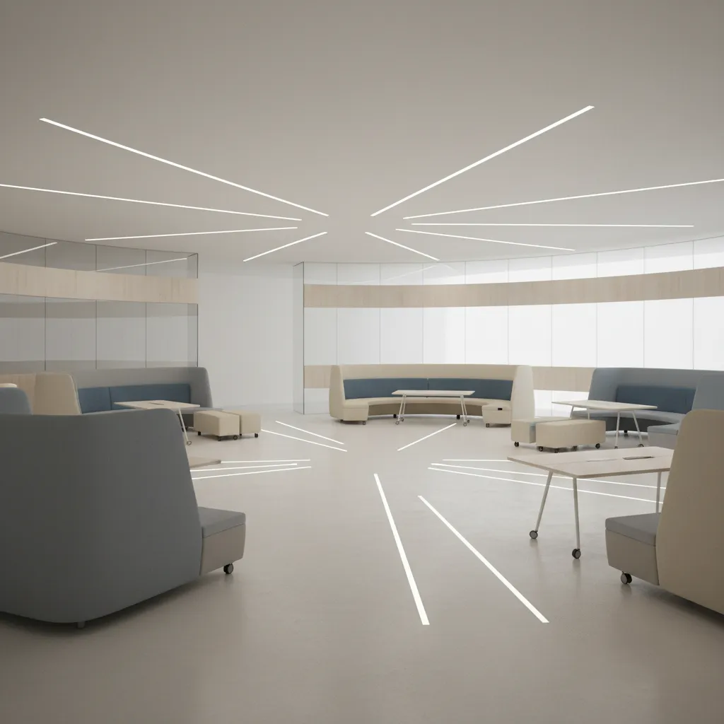 Seasonal Office Floor Plan, Reimagined: Translating a first-season office blueprint into a future-ready interface for work and life