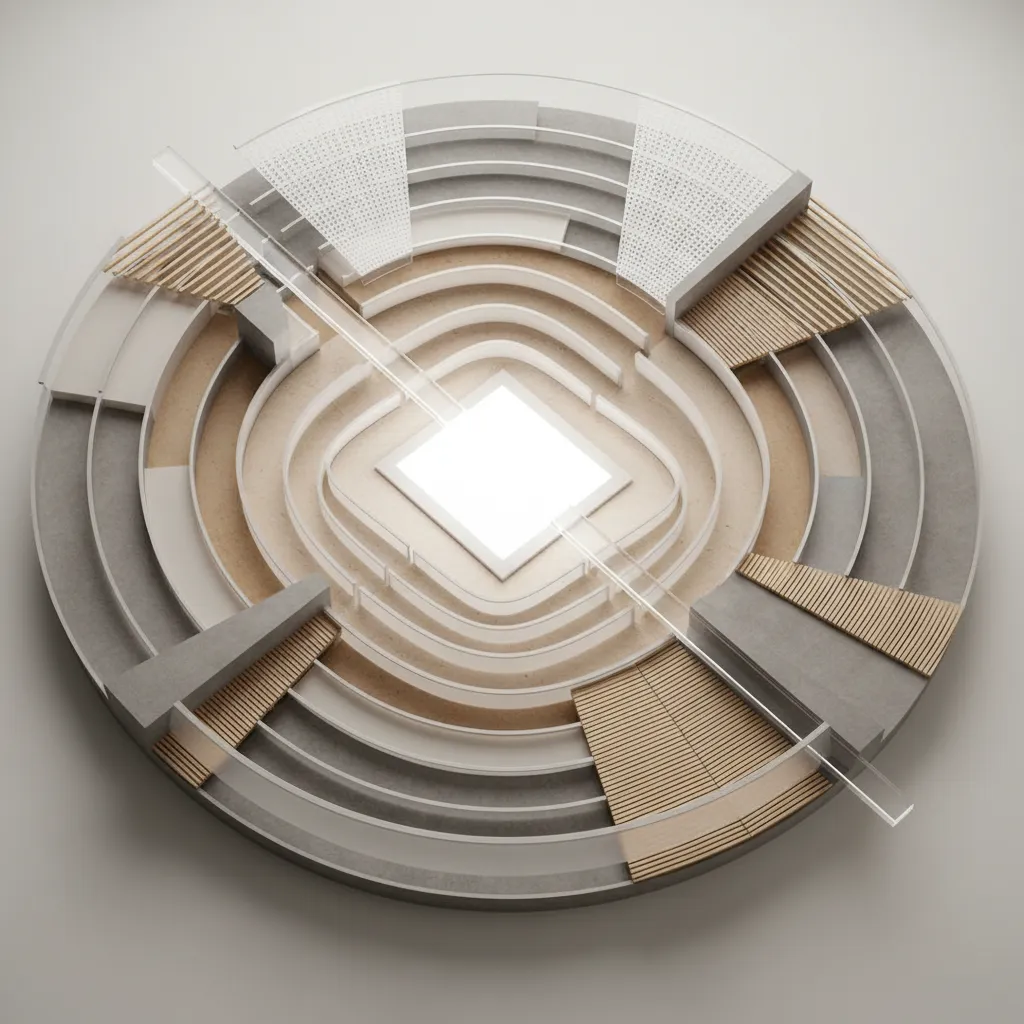 Single-Floor Residential Plan, Rendered for the Near Future