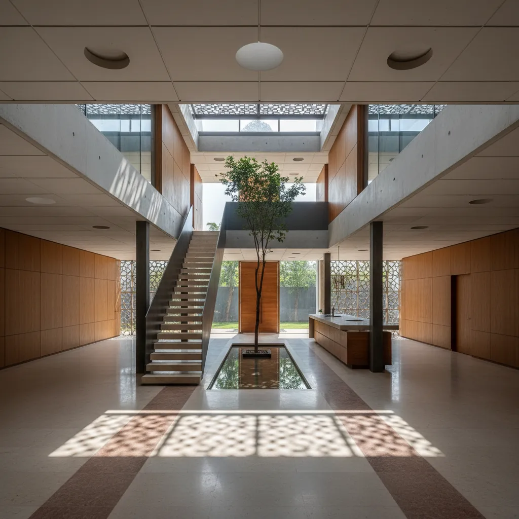 3000 sq ft Indian Home: Interfaces for a Near-Future Life: Floor plans that choreograph tradition, technology, and everyday rituals