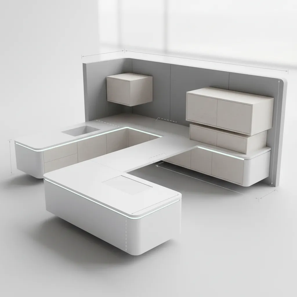 Simple Kitchen Floor Plan With Dimensions