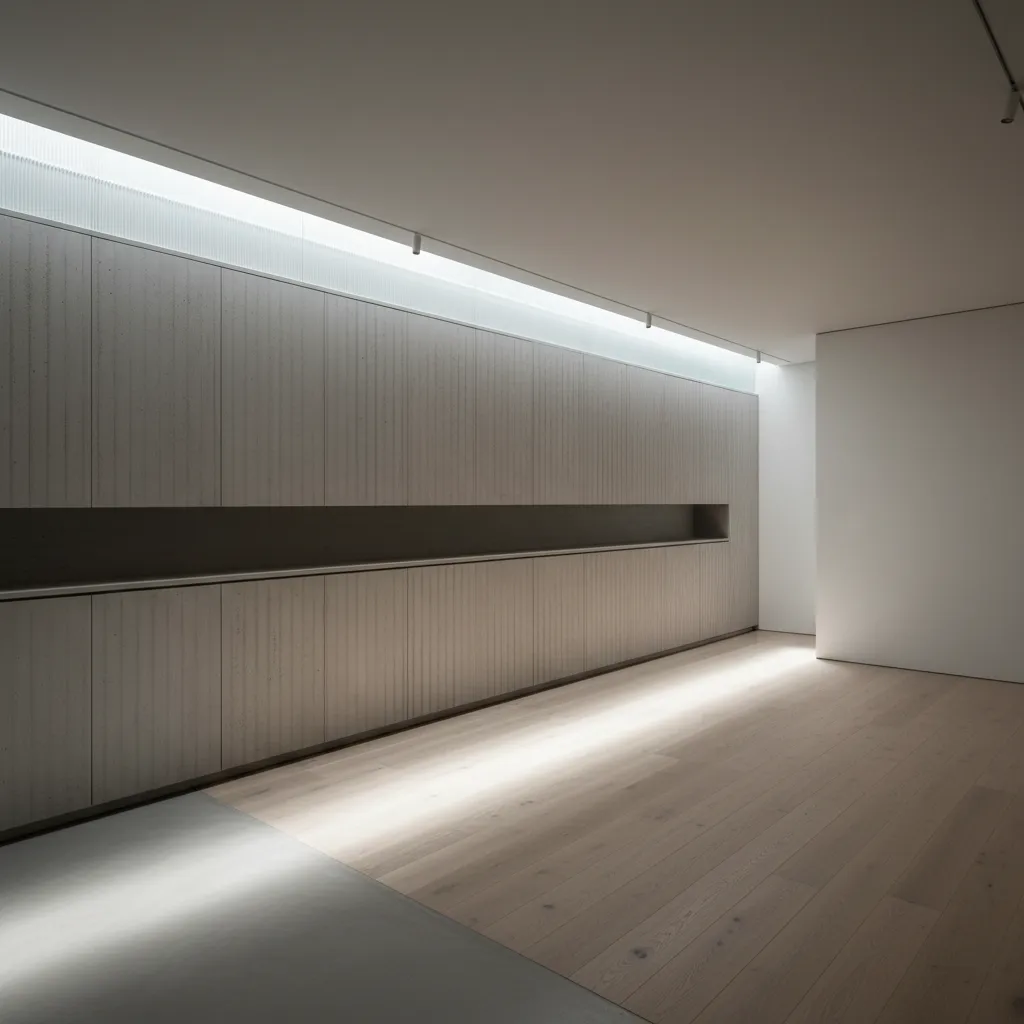 440 sq ft Floor Plan, Rendered for the Near Future: A compact interface where movement, light, and storage compile into a livable program