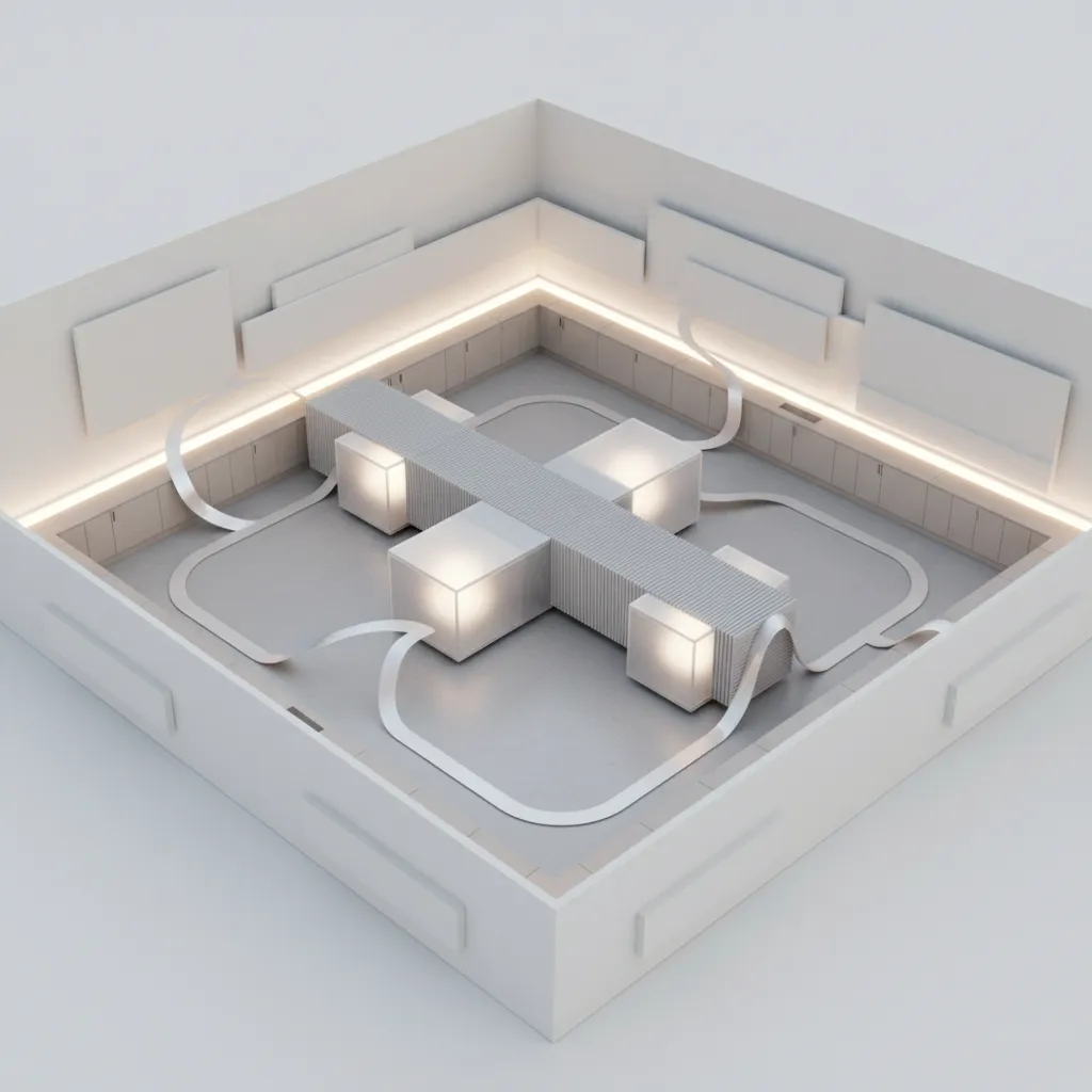 1200 sq ft Office Floor Plans: Designing a 1200-square-foot workspace as a future-ready interface for focused work, fluid collaboration, and human bandwidth