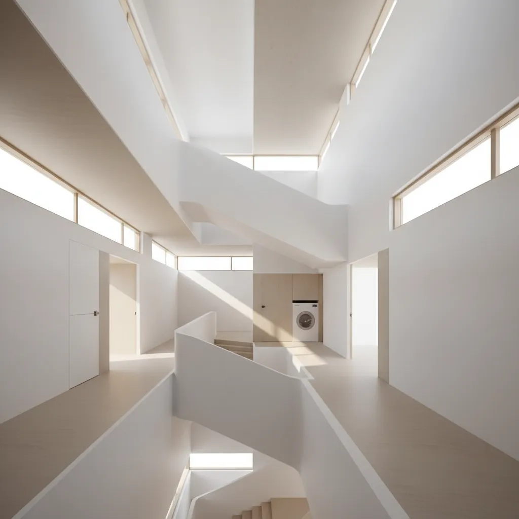 Second Floor, Simplified: A futurist designer’s take on simple second-floor layouts that act like living interfaces