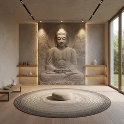How Galleries and Meditation Studios Light Buddha Wall Art