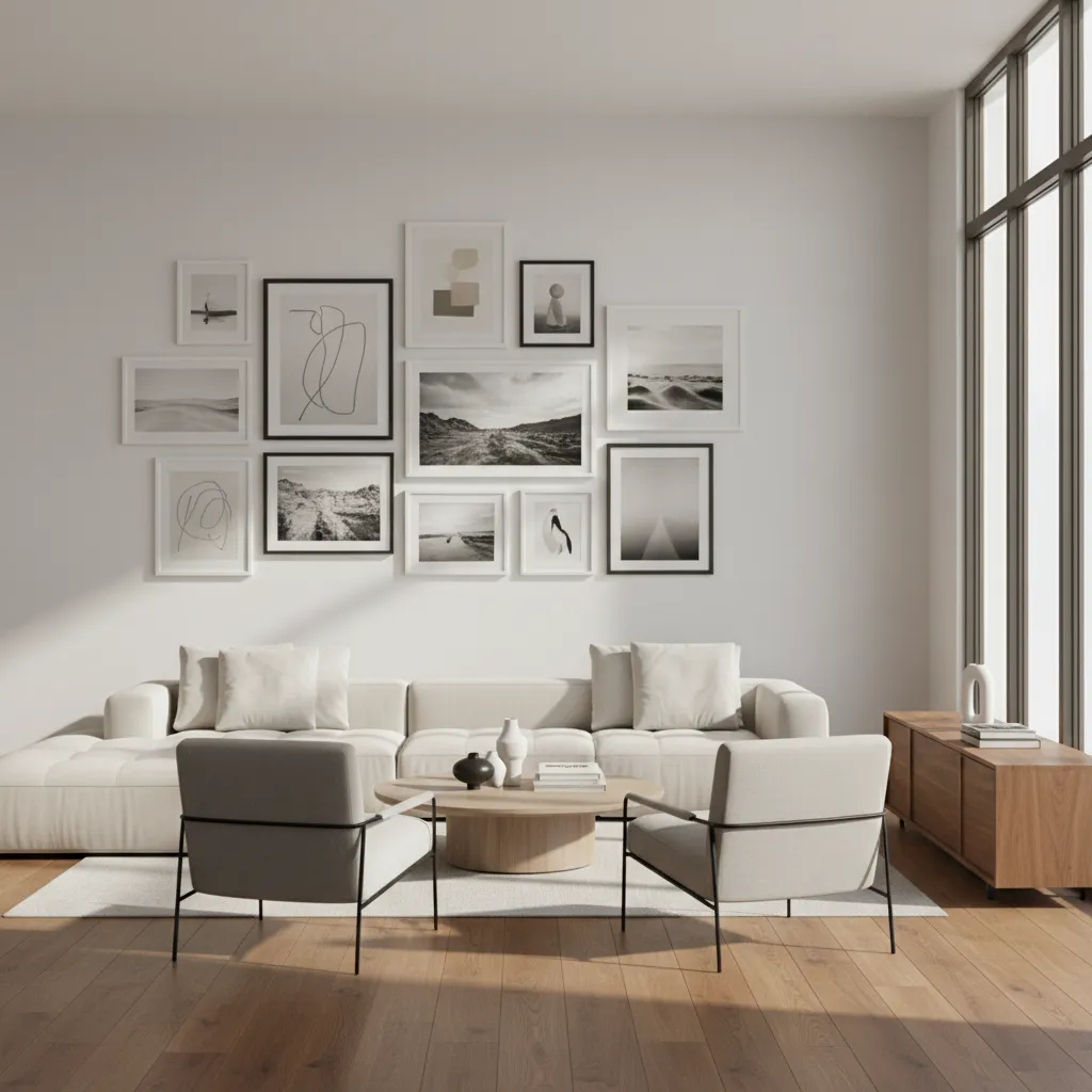 Optimizing Gallery Wall Layout for Small Walls, Large Walls, and Staircases
