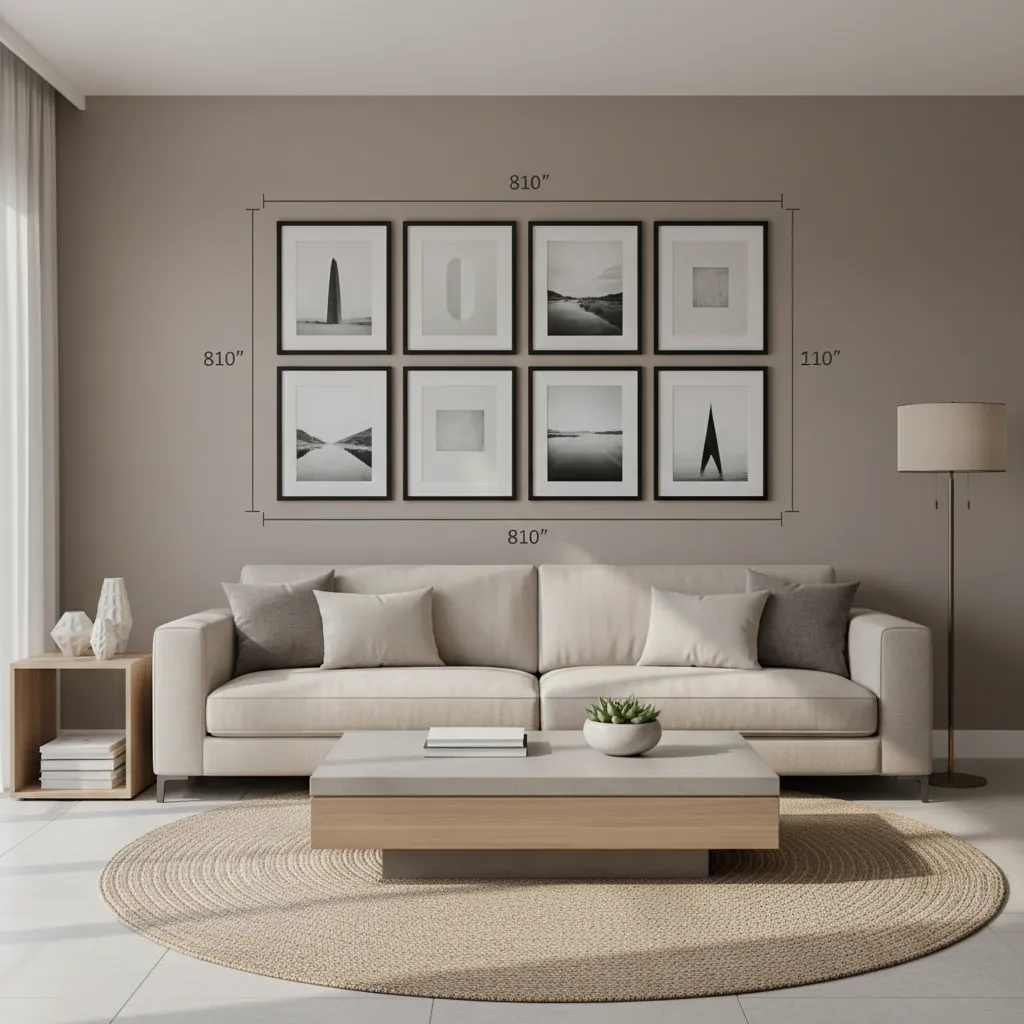 Best Spacing and Alignment for Arranging 3–8 8x10 Photos