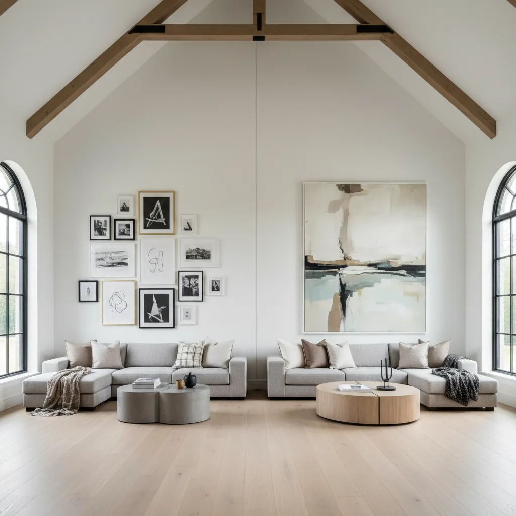 Gallery Wall vs Oversized Art for Cathedral Walls: Which Works Better?