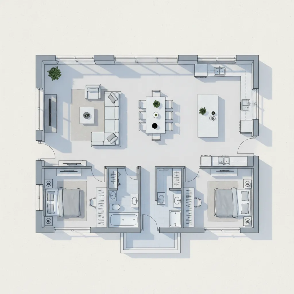 Gambar Denah Ruangan Rumah: Panduan Praktis
