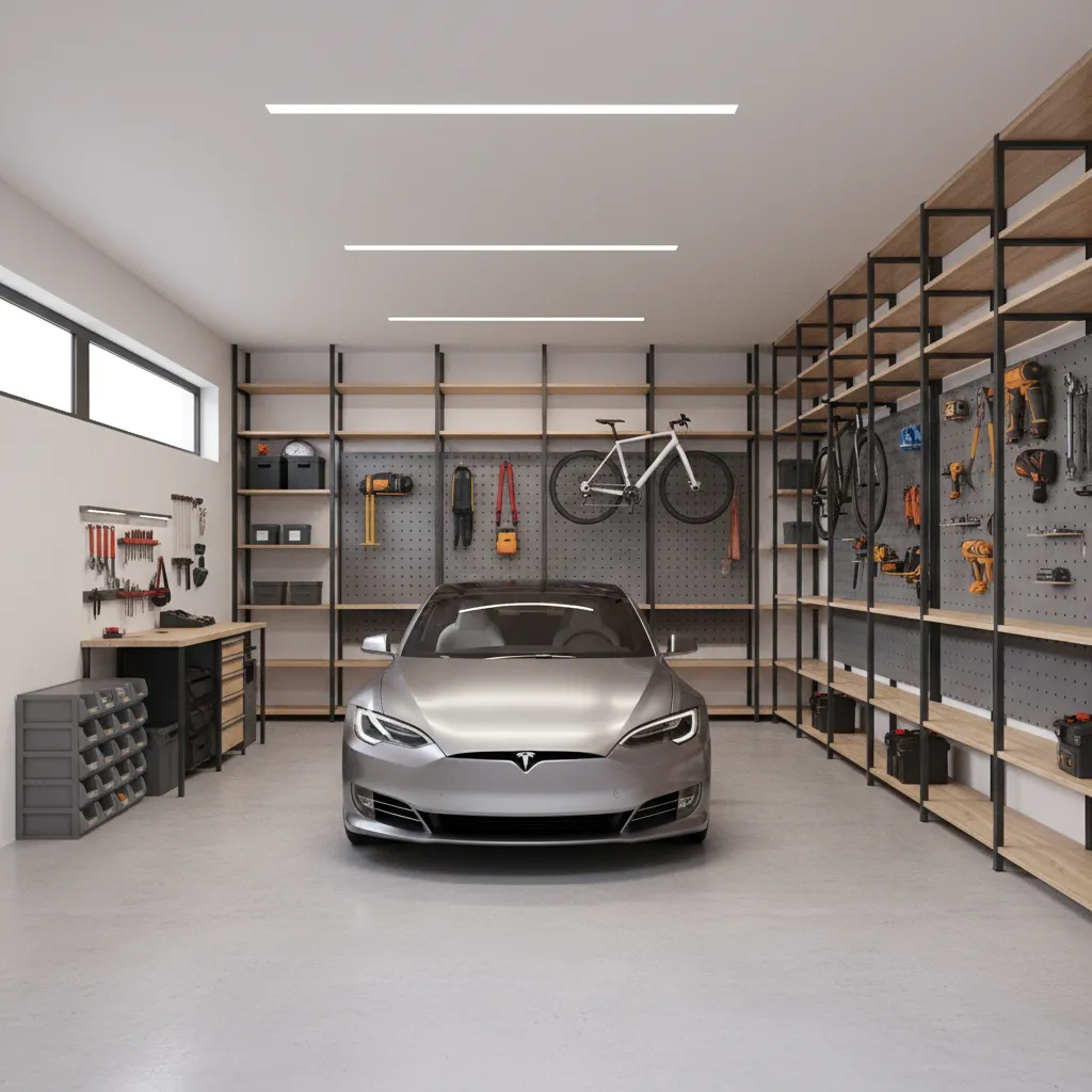 How to Optimize Car Parking Wall Space with Storage and Layout Design