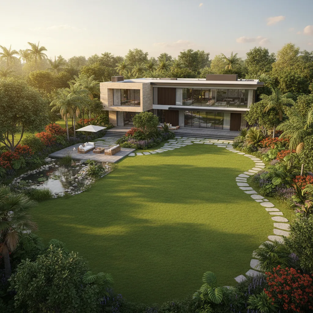 Mẫu thiết kế nhà vườn 1000m2 đẹp, khoa học và dễ áp dụng