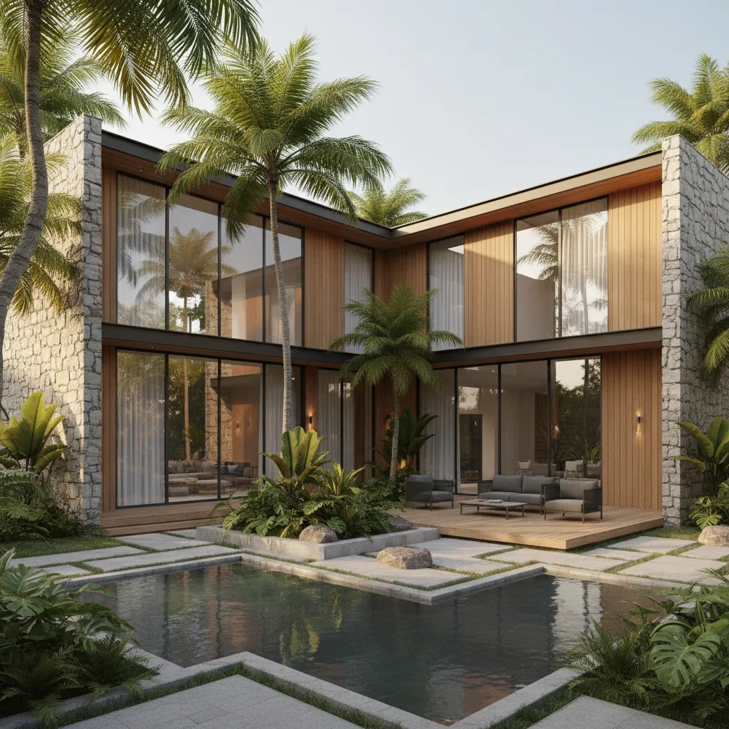 Thiết kế biệt thự nhà vườn trên đất 200m2 đẹp và tối ưu không gian