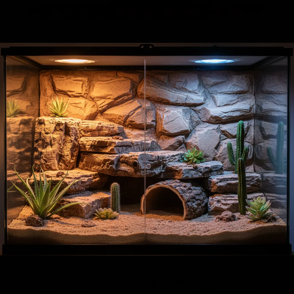 Using Rocks, Plants, and Backgrounds for Natural Behavior